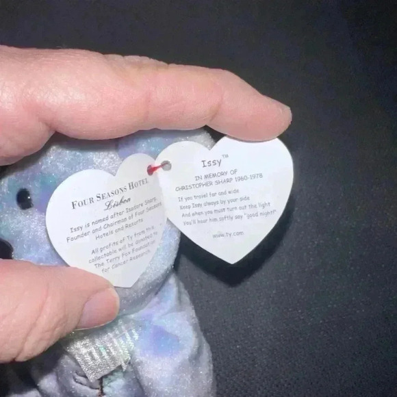 Ty Beanie Baby Plush Toy, “Issy”, P.E., Lisbon, China, 2001, MINT - Picture 7 of 7